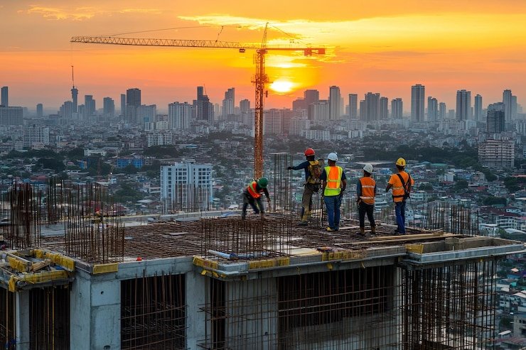 construction workers sunset 822916 13530 1