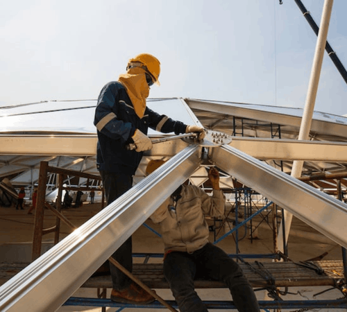 Industrial Skylight Installation