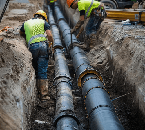 On site Pipeline Installation –